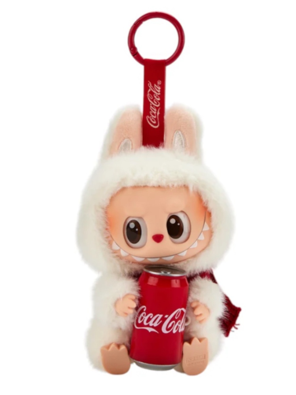 POP MART The Monsters Labubu Coca-Cola Plush Pendant Happy Factor Vinyl Plush
